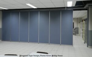 Partisi Geser Kedap Suara